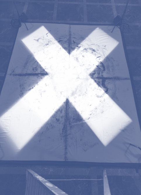 Overhead View of Installation from Jeremy Toussaint-Baptiste